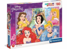 Clementoni Puzzle 180 princezen. Princezny 29311