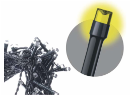 Světla vánočních stromků Emos Xmas LED LED jazyk pro bílý kabel teplý 100 ks. (ZYK0105)