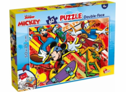 Lisciani Oboustranné puzzle 60 dílků. Mickey Mouse o rozměrech 50 x 35 cm. 86535 LISCIANI p12