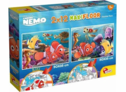 Lisciani Puzzle dwustronne Supermaxi 2x12el. 50x35cm Nemo. 86573 LISCIANI