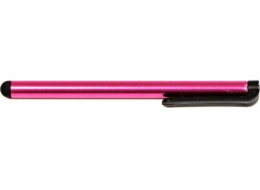 Dotykové pero, kapacitní, kovové, tmavě růžové, pro iPad a tablet