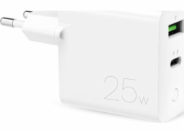 Puro Mini Fast Travel Charger 1x USB-A USB-C 3 A (PUR521WHT)