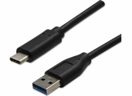 Kabel USB Neutralle USB-A - USB-C 1 m Czarny