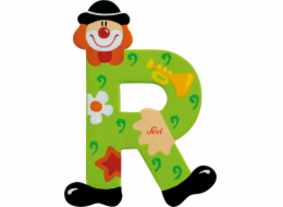 Sevi Dřevěné písmeno R, Klaun (81754)