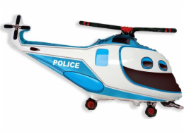 GoDan Foil Balloon 24 FX - Policejní vrtulník, baleno