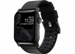 Nomad NOMAD Strap Modern Active Pro voděodolná kožená černá 42mm / 44mm konektor černý