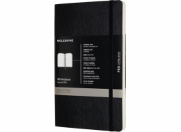Moleskine Notes MOLESKINE PROFESSIONAL L (13x21 cm), měkká vazba, 192 stran, černá