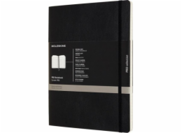 Moleskine Notes MOLESKINE PROFESSIONAL XL (19x25 cm), měkká vazba, 192 stran, černá