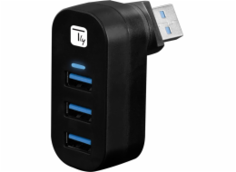 USB HUB Techly 3x USB-A 3.0 (IUSB3-HUB3-ROTB)