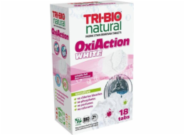 Tri-Bio TRI-BIO, Tabletki do prania OXI ACTION WHITE, 18 szt