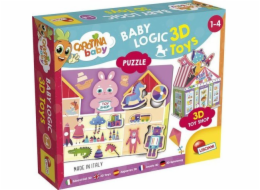 Carotina Baby Logic 3D hračky Puzzle Puzzle 92543 lisciani