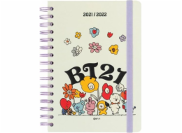 Line Friends Line Friends BT21 - Kalendář / Školní plánovač 2021/2022 (bílá)