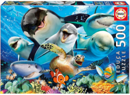 Educa Puzzle Underwater selfie 500 dílků