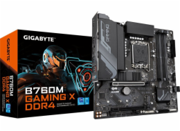 GIGABYTE MB Sc LGA1700 B760M GAMING X DDR4, Intel B760, 4xDDR4, 1xDP, 1xHDMI, mATX