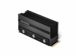 AXAGON CLR-M2XL, hliníkový pasivní chladič pro oboustranný M.2 SSD disk, výška 36 mm