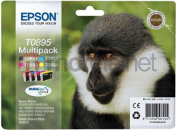 Inkoustové kazety Epson T0895 / C13T08954010 (azurová, purpurová, žlutá, černá)