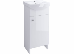 Cersanit Sati 40cm bílá lesklá skříňka s umyvadlem (S567-001-DSM)