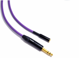 Kabel Melodika Jack 3,5mm - Jack 6,3mm 7m fialový
