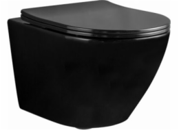 REA Carlo Mini Rimless závěsná WC mísa s duroplastovým sedátkem, kovové panty, soft-close (REA-C8936)
