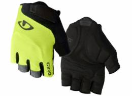 GIRO Cyklistické rukavice Bravo Gel černý melír žlutý velikost XL (GR-7085647)