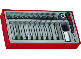 Sada nástavců na bity Teng Tools 23 kusů. S rukojetí? 1/2&quot;. Teng Tools TTTX23 - 68860105