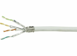 LogiLink LogiLink Netzwerk Verlegekabel S/FTP Cat.7, bílá, 50m