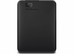 Přenosný externí pevný disk WD HDD Elements 1 TB černý (WDBUZG0010BBK-WESN)