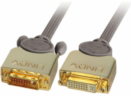Kabel Lindy DVI-D - DVI-D 2m zlatý (37150)