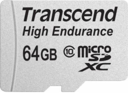Karta Transcend High Endurance MicroSDXC 64GB Class 10 (TS64GUSDXC10V)