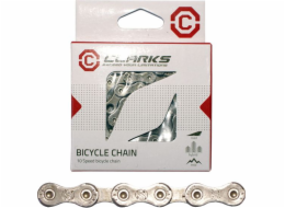 Clarks CLARK'S YBN C10 Cyklistický řetěz SHIMANO CAMPAGNOLO SRAM (10 rychlostí, CP 1/2x11/128, délka 116 článků, šířka 5,9 mm, článek řetězu) Stříbrný standard