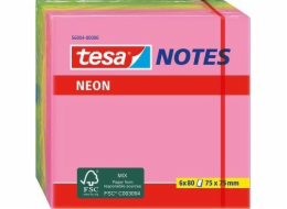 Neon Notes, 6 x 80 Blatt, Aufkleber