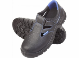 Kožené sandály Lahti Pro černo-modré 43 (L3060943)