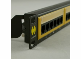 NetRack Patch panel 19   24-porty Kat.6 UTP (104-06)