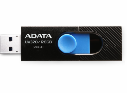 Flash disk ADATA UV320 128GB černá/modrá (AUV320-128G-RBKBL)