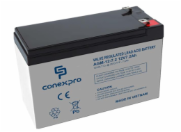 Baterie Conexpro AGM-12-7.2 VRLA AGM 12V/7,2Ah, F2 