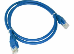 Patch cord U/UTP cat.6 PVC 0.25m blue ALANTEC