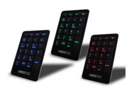 AMEI Keyboard AM-KN101R Professional Letter Red Illuminated digital keypad