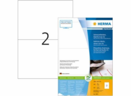 Herma Adresní štítky PREMIUM A5, 148 x 105 mm, bílé, trvalá přilnavost - 8691