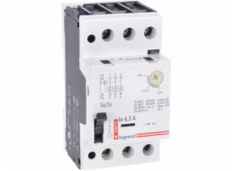 Legrand Ochranný spínač motoru 3P 2,5kW 4-6,3A M250 1NO/1NC 6,3 606828