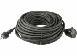 Emos Prodlužovací kabel s uzemněním 1 zásuvka černá 30m (P01730)