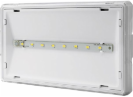 AWEX Nouzové svítidlo EXIT LED 1W 130lm 1h dvouúčelové AT bílá + PU31 ETE/1W/BSA/AT/WH - ETE/1W/BSA/AT/WH