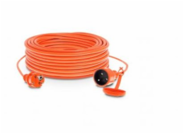 KEL Garden prodlužovací kabel 1-zásuvka w/u 40m 10A IP44 oranžová (W-96974)