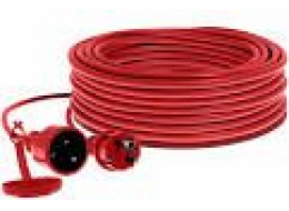 KEL Workshop prodlužovací kabel 1-zásuvka w/u 20m 16A červená (W-97289)