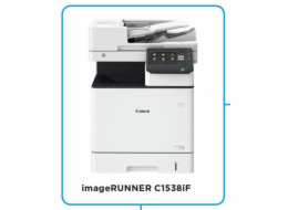 Canon barevná multifunkce iR C1538iF MFP/A4/tisk, kopírování, skenování,FAX/38 str./min/DADF/LAN/WIFI/USB - bez tonerů