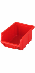 Bedna zkosená110x165x75mm 2kg malá červená