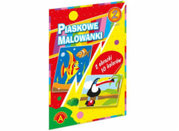 Pískové omalovánky - Ryby, Tukan Pískové omalovánky - Ryby, Tukan