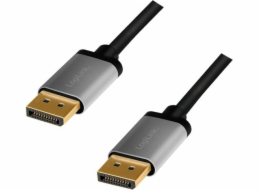Kabel DisplayPort 4K/60 Hz,DP/M do DP/M aluminiowy 1m