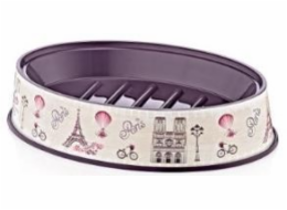 Mýdlenka ovál dekor "PAŘÍŽ" plast