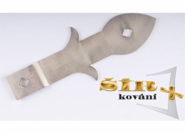 Díl úhlový SELKA pro vratové závěsy SELKA 30,45,60 cm