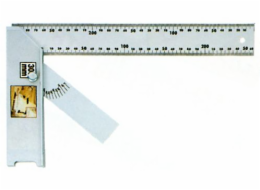 Úhelník Alu 300 mm s úhloměrem